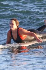 LEIGHTON MEESTER Out Surfing in Malibu 01/04/2021
