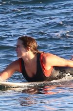 LEIGHTON MEESTER Out Surfing in Malibu 01/04/2021