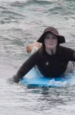 LEIGHTON MEESTER Out Surfing in Malibu 01/21/2021