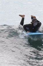 LEIGHTON MEESTER Out Surfing in Malibu 01/21/2021