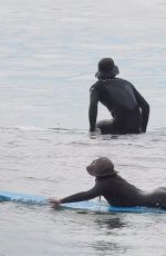 LEIGHTON MEESTER Out Surfing in Malibu 01/21/2021