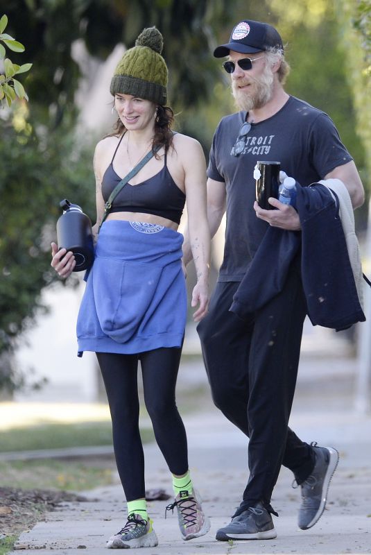 LENA HEADEY and Marc Menchaca Leaves a Gym in Hollywood 01/20/2021
