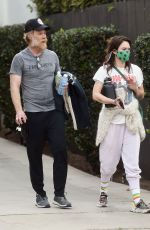 LENA HEADEY Heading to a Gym in Los Angeles 01/22/2021