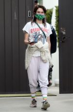LENA HEADEY Heading to a Gym in Los Angeles 01/22/2021