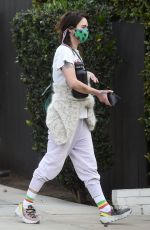 LENA HEADEY Heading to a Gym in Los Angeles 01/22/2021