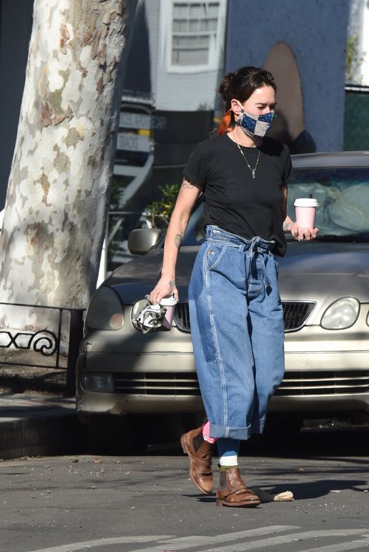 LENA HEADEY Out in Los Angeles 01/18/2021