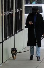 LILI REINHART Out with Her Dog in Vancouver 01/30/2021