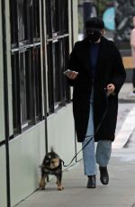 LILI REINHART Out with Her Dog in Vancouver 01/30/2021