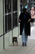 LILI REINHART Out with Her Dog in Vancouver 01/30/2021