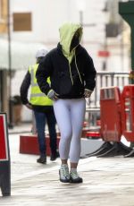 LILY ALLEN Out and About in Knightsbridge 01/28/2021