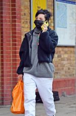LILY ALLEN Out in London 01/12/2021