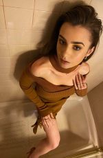 LILY COLLINS at a Photoshoot, January 2021