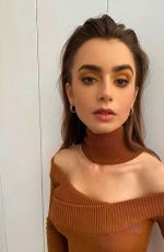 LILY COLLINS at a Photoshoot, January 2021