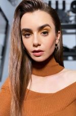 LILY COLLINS at a Photoshoot, January 2021