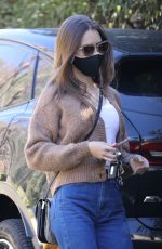 LILY COLLINS in Denim Out in Los Angeles 01/20/2021