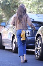 LILY COLLINS in Denim Out in Los Angeles 01/20/2021