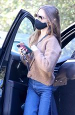 LILY COLLINS in Denim Out in Los Angeles 01/20/2021