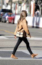 LILY COLLINS Shopping at Hermes Store in Los Angeles 01/14/2021
