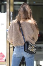LILY COLLINS Shopping at Jewerly Store in Beverly Hills 01/11/2021