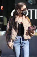 LILY COLLINS Shopping at Jewerly Store in Beverly Hills 01/11/2021