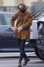 LILY COLLINS Shopping at Trader Joe