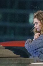 LILY JAMES on the Set of What