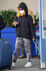 LILY-ROSE DEPP at JFK Airport in New York 01/05/2021