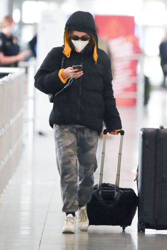 LILY-ROSE DEPP at JFK Airport in New York 01/05/2021
