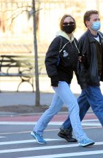 LILY-ROSE DEPP Out with a Friend in New York 01/07/2021