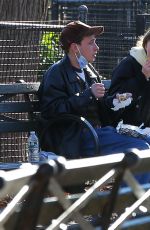 LILY-ROSE DEPP Out with a Friend in New York 01/07/2021