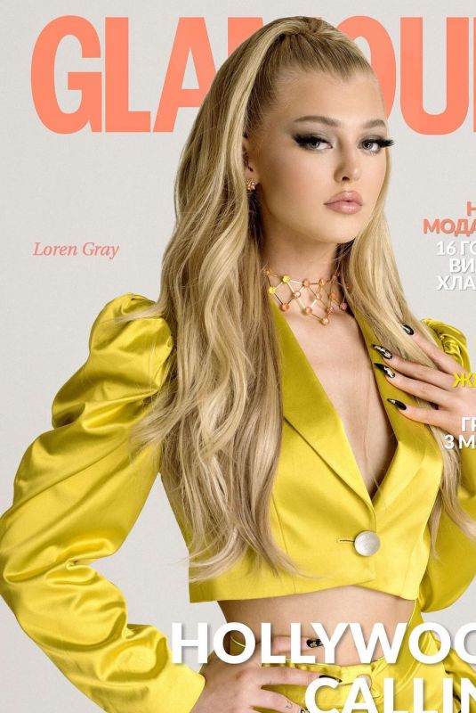 LOREN GRAY for Glamour Magazine, Bulgaria October 2020