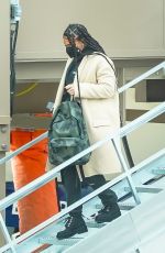 LORI HARVEY at Airport in Salt Lake City 12/30/2020