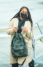LORI HARVEY at Airport in Salt Lake City 12/30/2020
