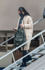 LORI HARVEY at Airport in Salt Lake City 12/30/2020