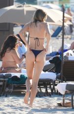 LOUISA WARWICK in Bikini at a Beach in Miami 01/10/2021