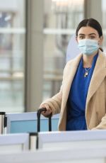 LUCY HALE at JFK Airport in New York 01/01/2021