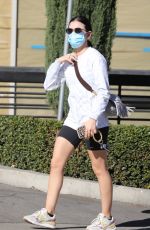 LUCY HALE Heading to a Gym in Los Angeles 01/11/2021