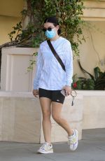 LUCY HALE Heading to a Gym in Los Angeles 01/11/2021