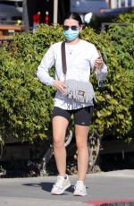 LUCY HALE Heading to a Gym in Los Angeles 01/11/2021