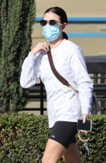 LUCY HALE Heading to a Gym in Los Angeles 01/11/2021