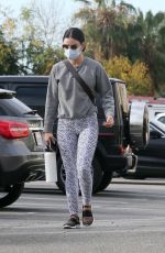 LUCY HALE Heading to a Gym in Los Angeles 01/13/2021