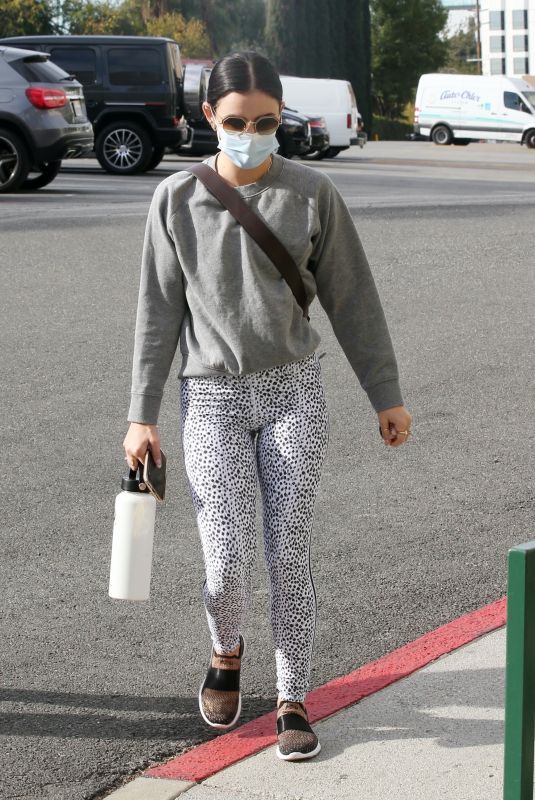 LUCY HALE Heading to a Gym in Los Angeles 01/13/2021
