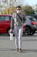 LUCY HALE Heading to a Gym in Los Angeles 01/24/2021