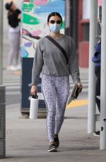 LUCY HALE Heading to a Gym in Los Angeles 01/24/2021