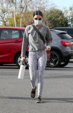 LUCY HALE Heading to a Gym in Los Angeles 01/24/2021
