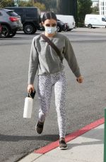 LUCY HALE Heading to a Gym in Los Angeles 01/24/2021
