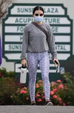 LUCY HALE Heading to a Gym in Los Angeles 01/24/2021