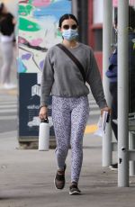 LUCY HALE Heading to a Gym in Los Angeles 01/24/2021