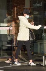 LUCY HALE Leaves LaserAway Hair Removal in Sherman Oaks 01/04/2021