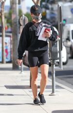 LUCY HALE Out and About in Los Angeles 01/25/2021